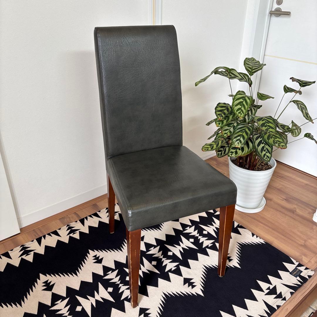 ROCKSTONE 高級ダイニングチェア　PM144 アンティークグリーン①