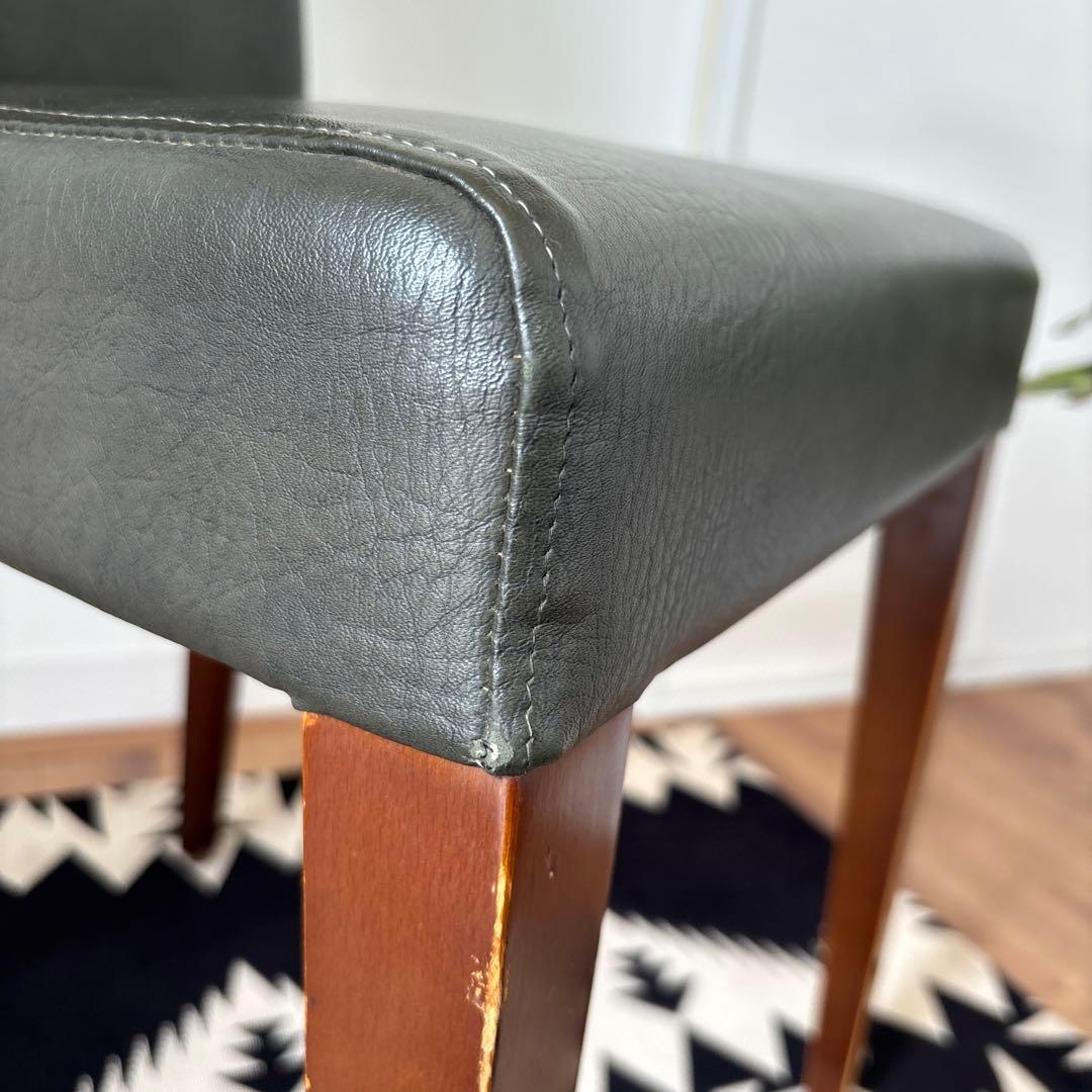 ROCKSTONE 高級ダイニングチェア　PM144 アンティークグリーン①