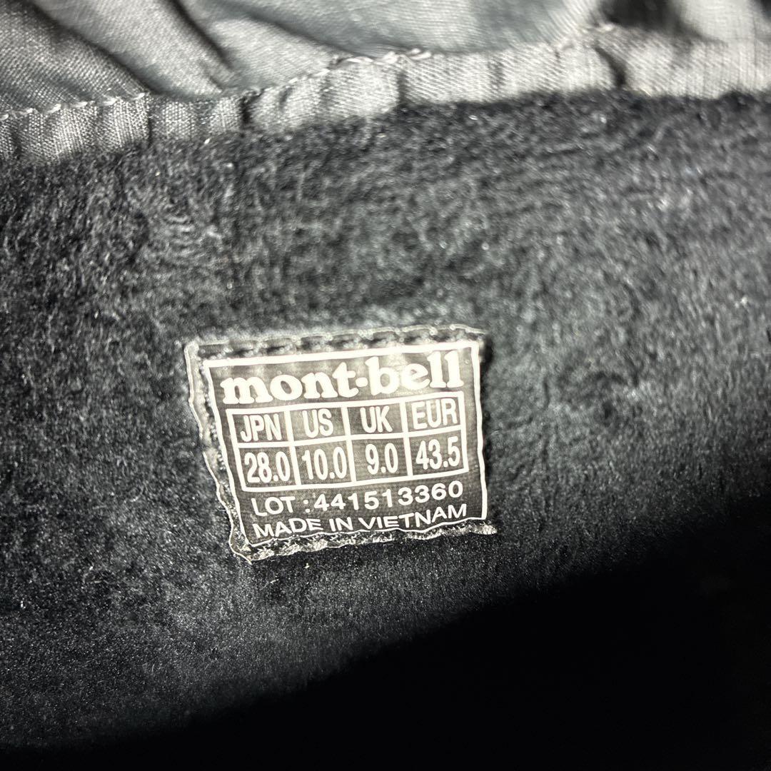 【美品】mont-bell モンベル アスペンブーツ ブラック 28cm 防水