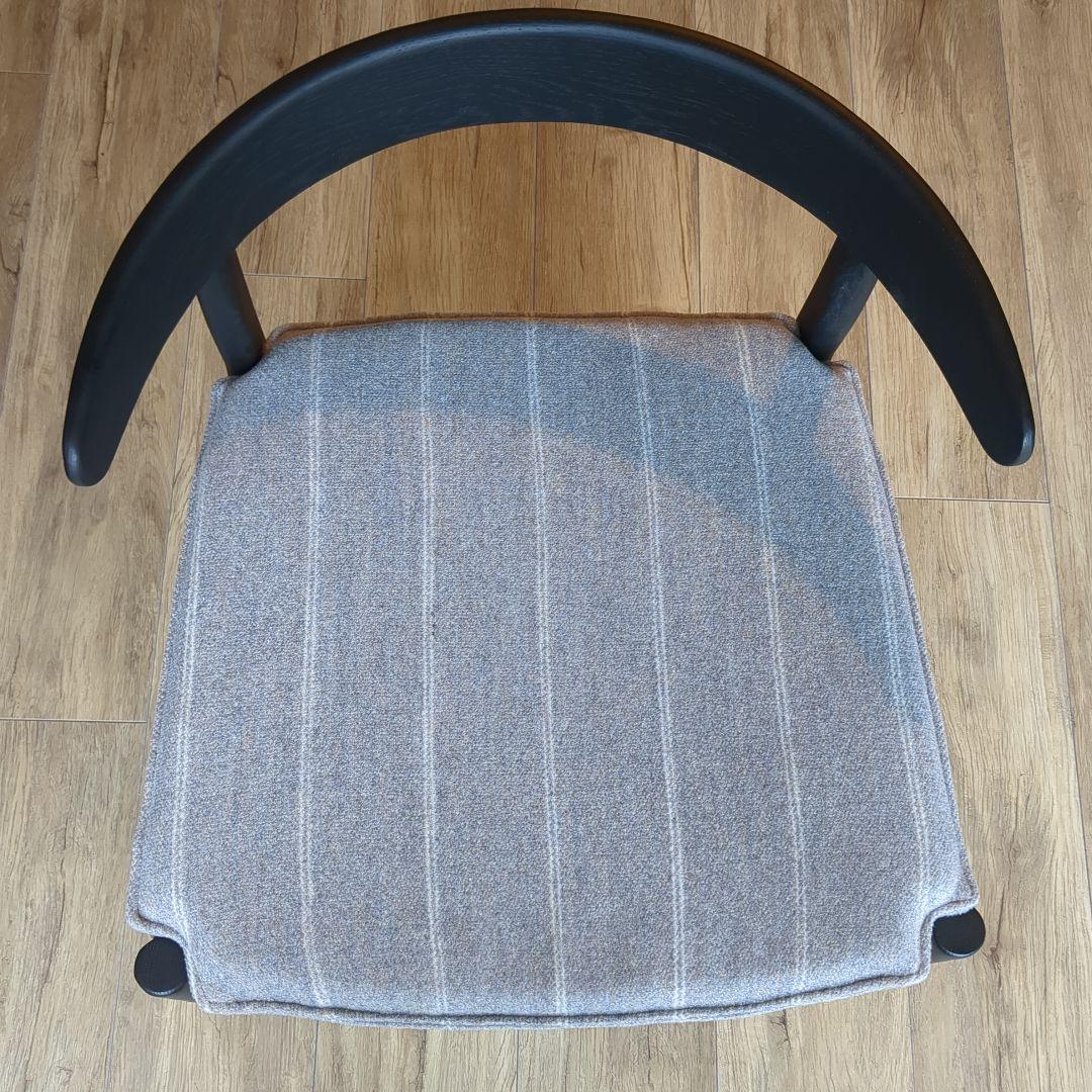 Re:CENO リセノ folk round arm チェア / BLACK