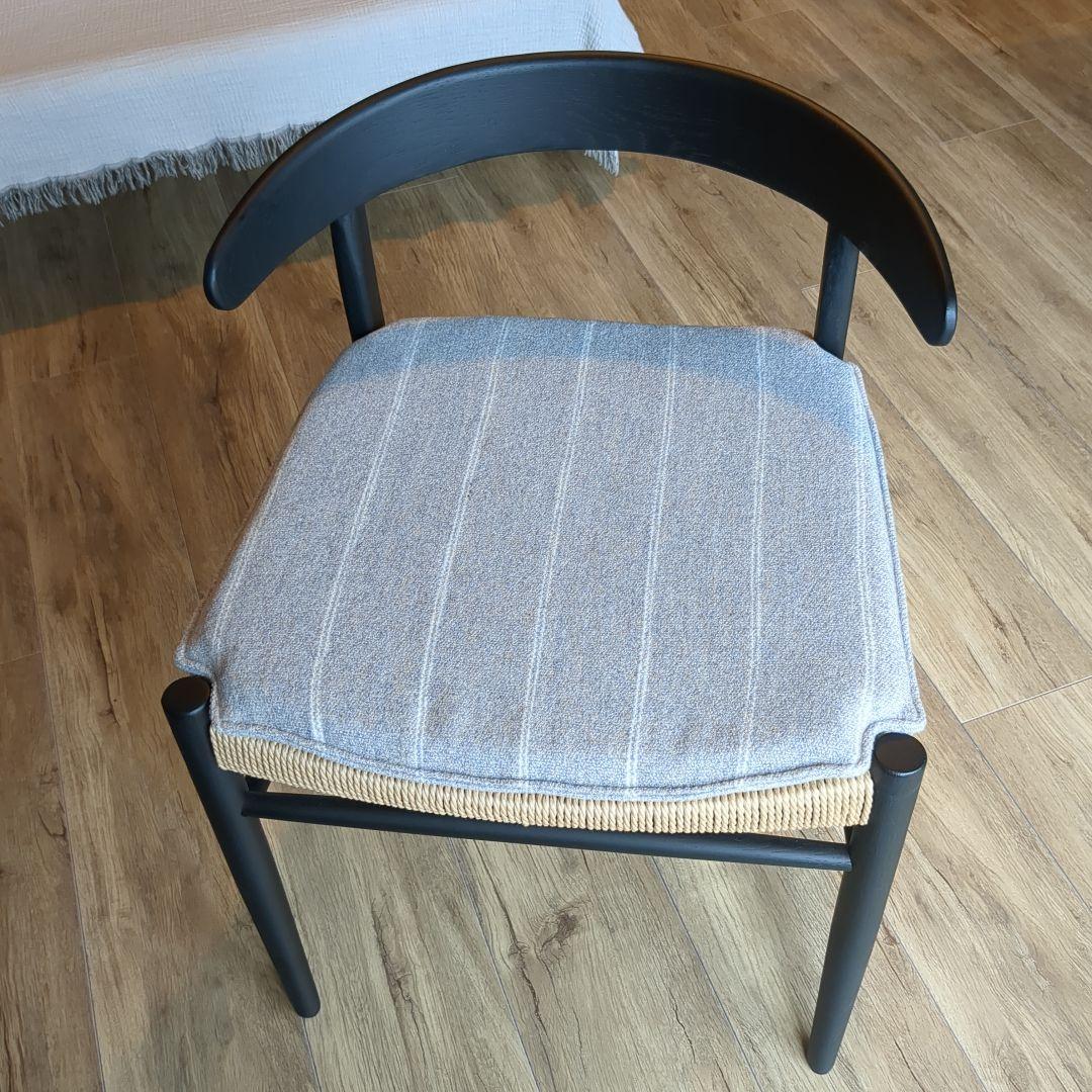 Re:CENO リセノ folk round arm チェア / BLACK