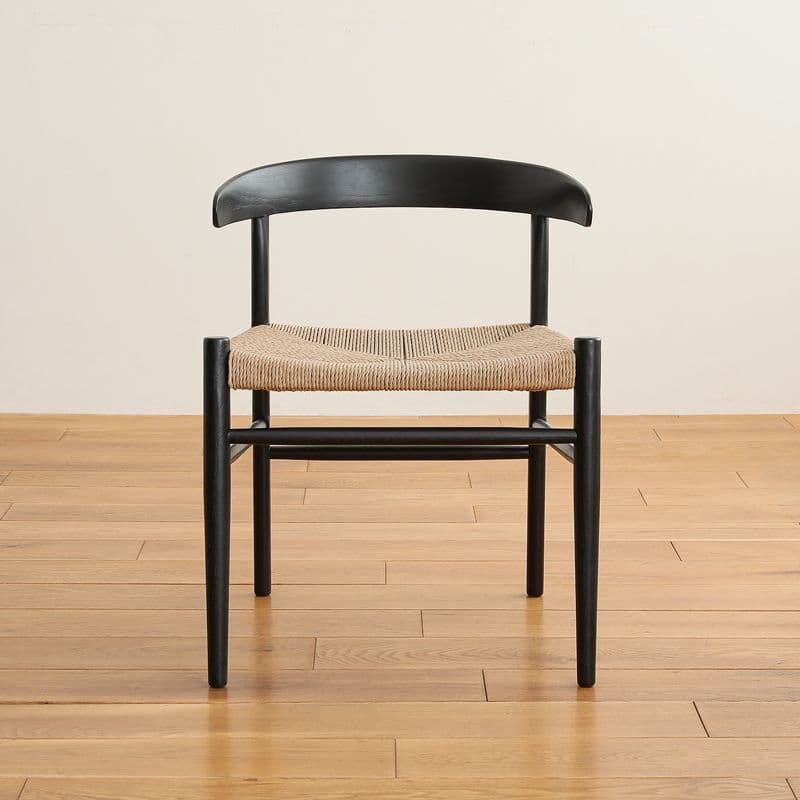 Re:CENO リセノ folk round arm チェア / BLACK
