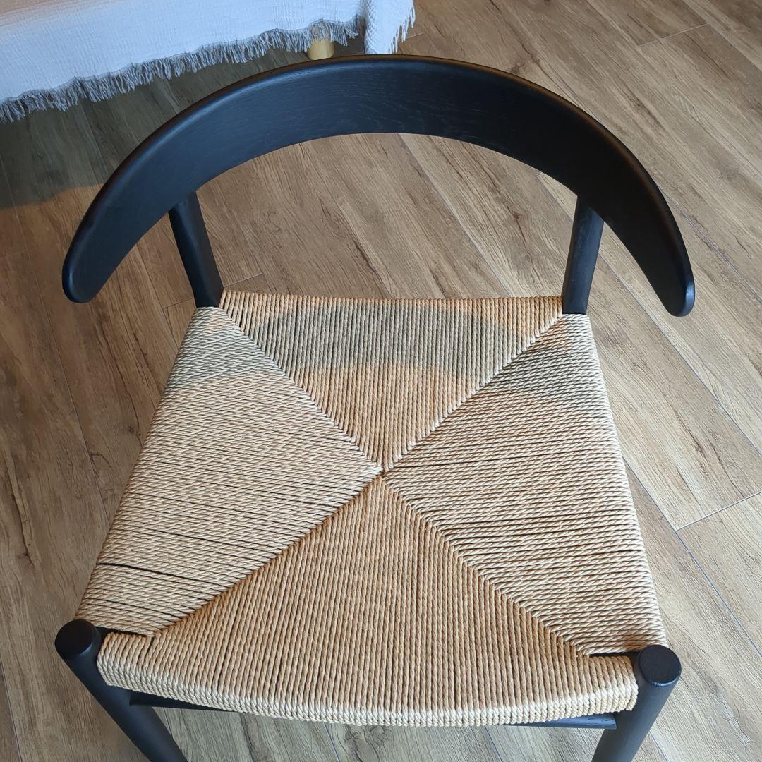 Re:CENO リセノ folk round arm チェア / BLACK