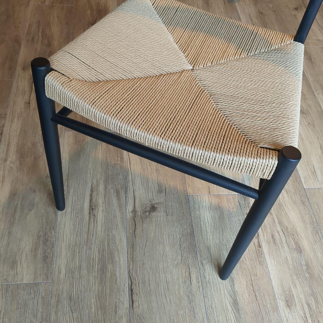 Re:CENO リセノ folk round arm チェア / BLACK