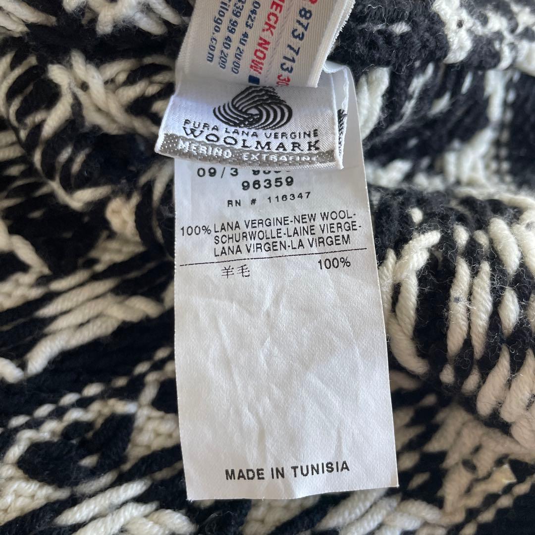 モンクレール　ニット　ケープ　ショートポンチョ　M