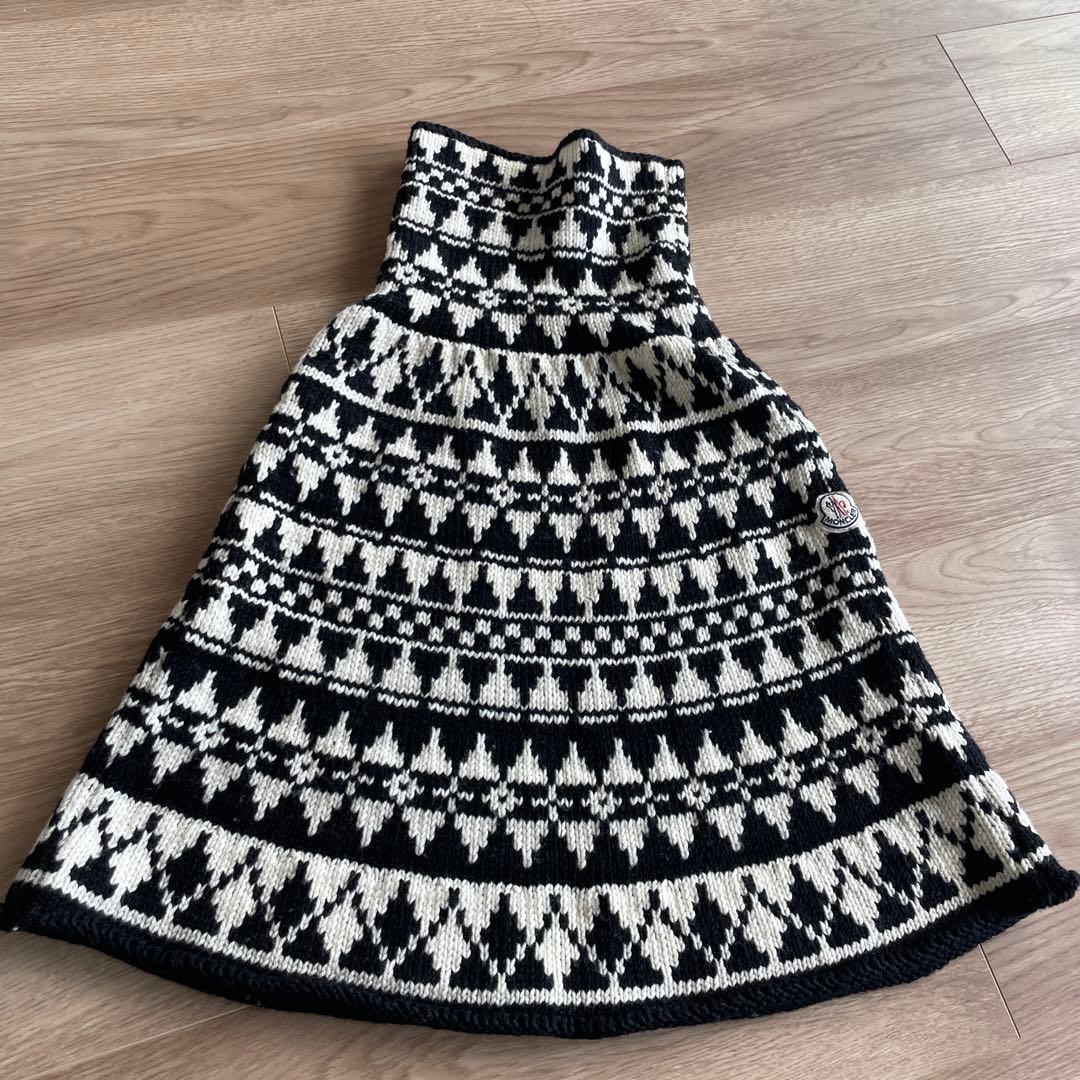 モンクレール　ニット　ケープ　ショートポンチョ　M