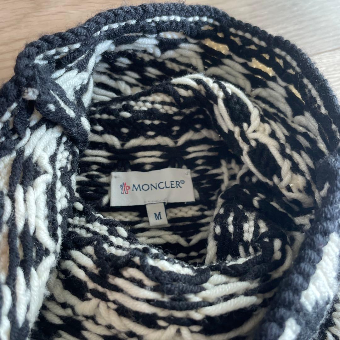 モンクレール　ニット　ケープ　ショートポンチョ　M