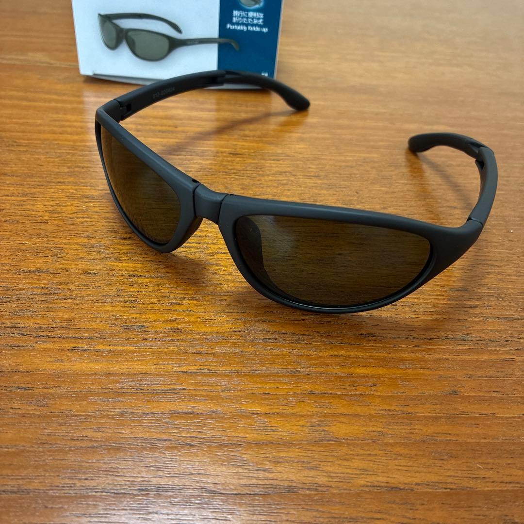 【試着のみ】 モンベル PLトレッキンググラス 偏光 サングラス ブラック