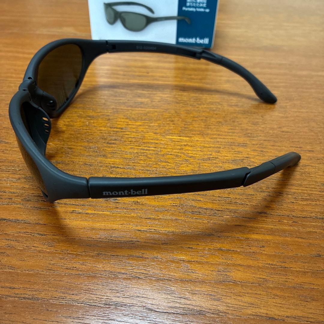 【試着のみ】 モンベル PLトレッキンググラス 偏光 サングラス ブラック