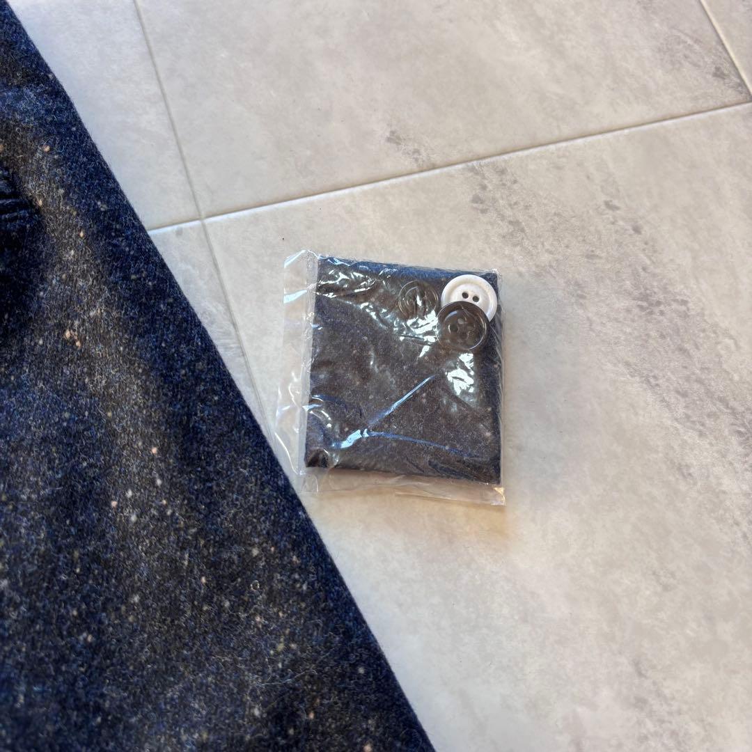 【ほぼ未使用】ドライボーンズ ウールワイドタックパンツ W36 50s 極太