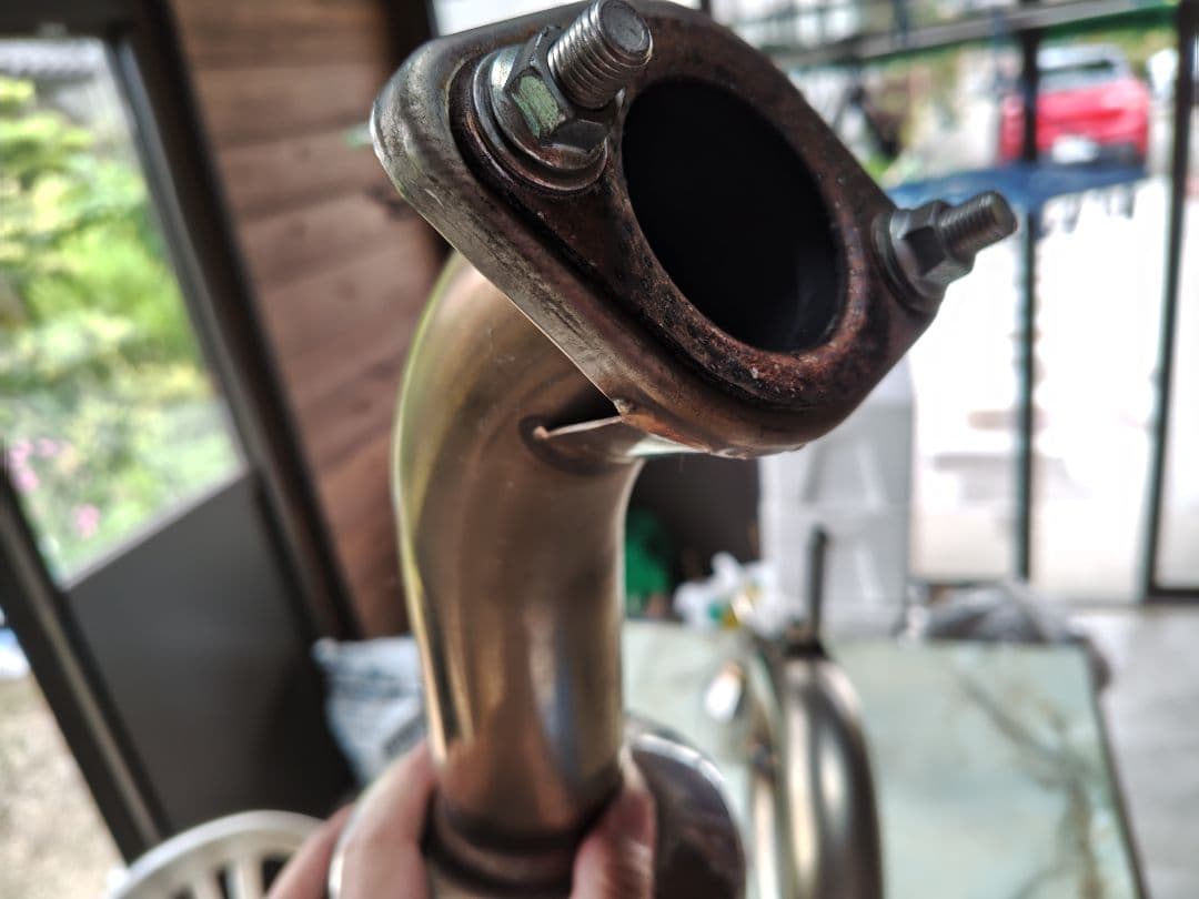 ZC33S ガナドールマフラーリヤピースのみ　車検対応品