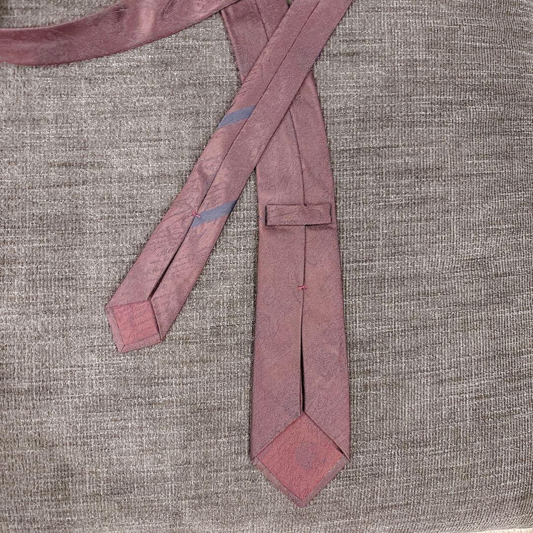 BERLUTI ボルドー シルクネクタイ