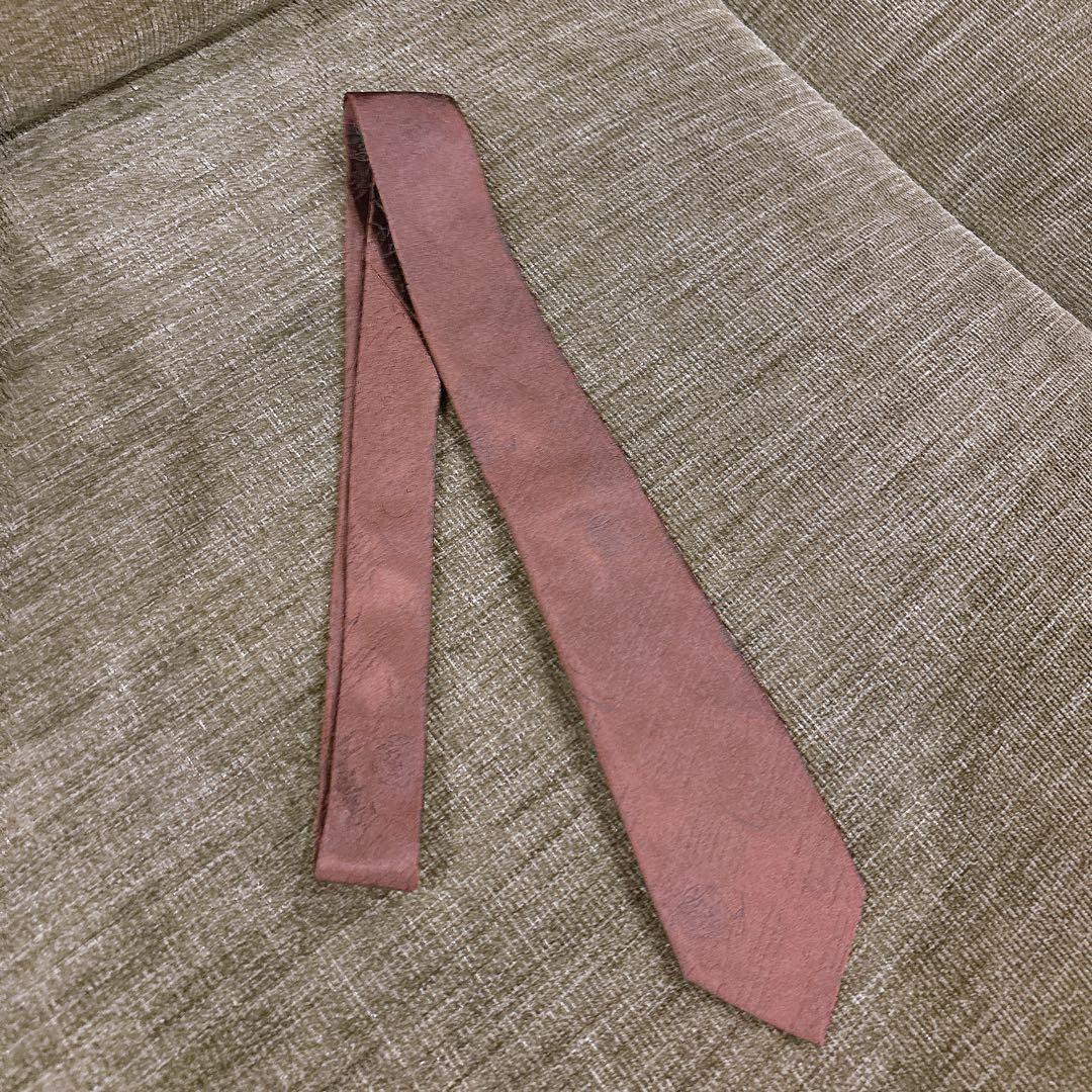 BERLUTI ボルドー シルクネクタイ