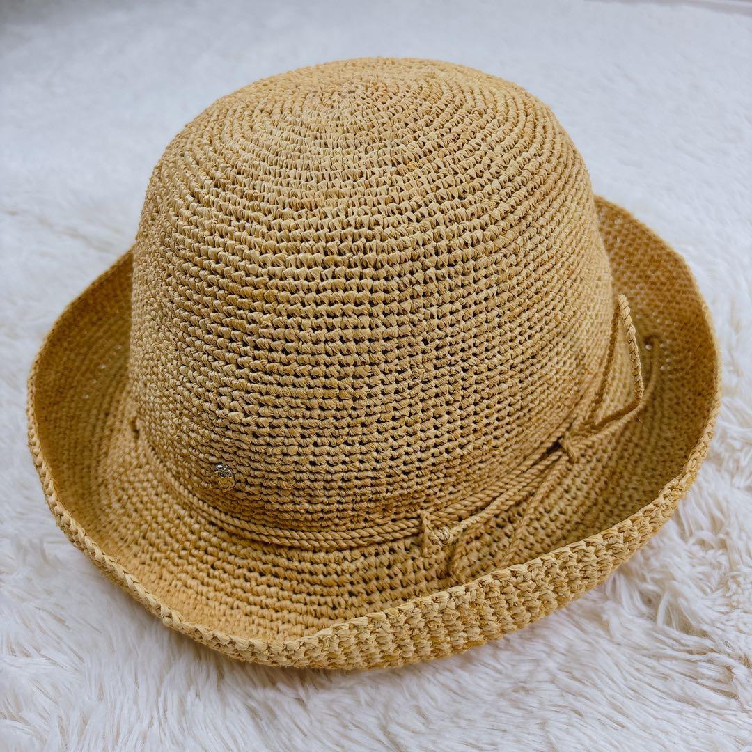 ☆美品☆ヘレンカミンスキー ラフィア ハット プロヴァンス8 ベージュ