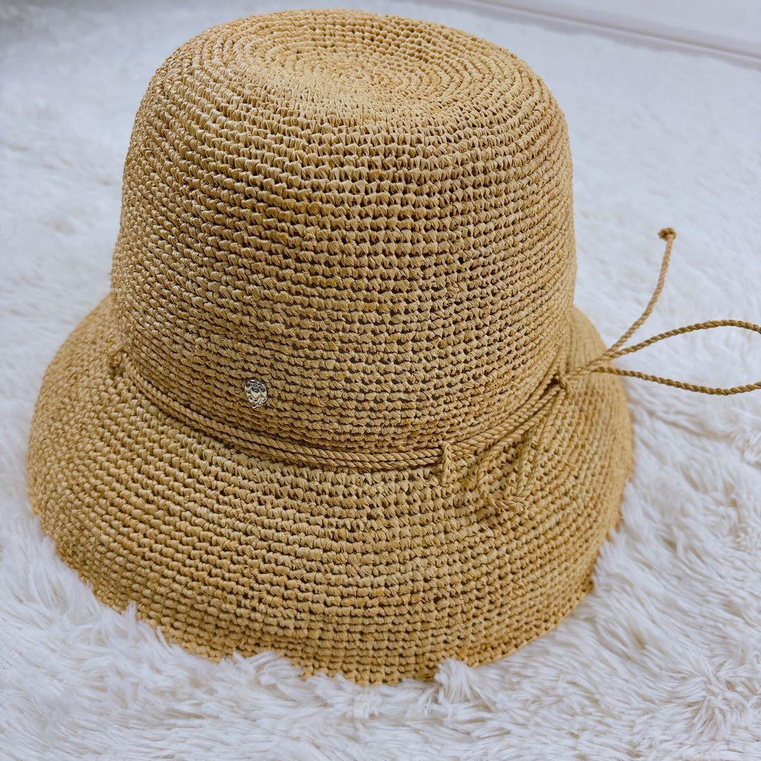 ☆美品☆ヘレンカミンスキー ラフィア ハット プロヴァンス8 ベージュ