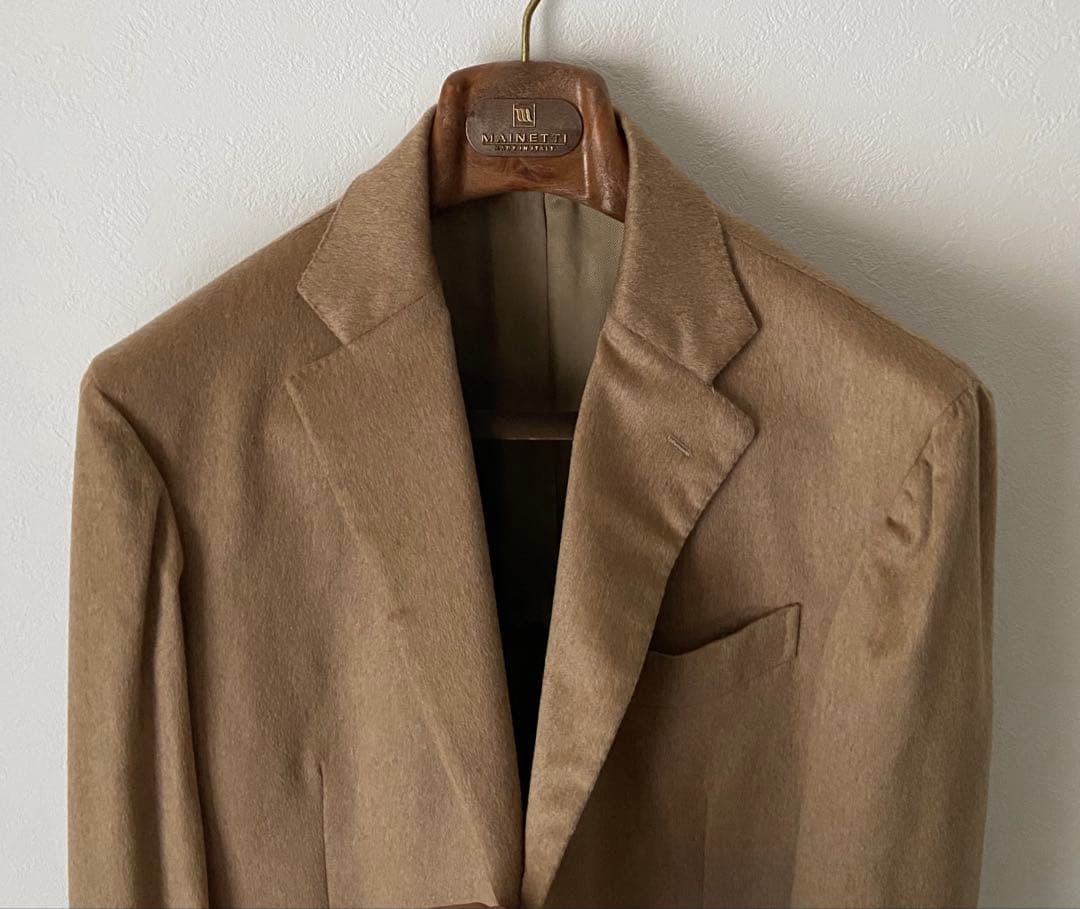 【美品】デペトリロ　カシミヤ　コート　ラルディーニ　タリアトーレ　ベルベスト