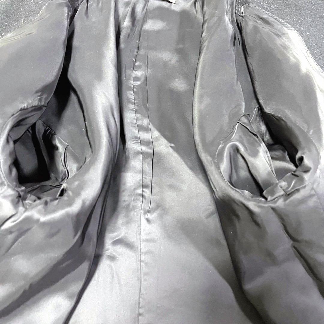 ★極美品★セオリーリュクス フーデットコート LUIGIA W ブラック