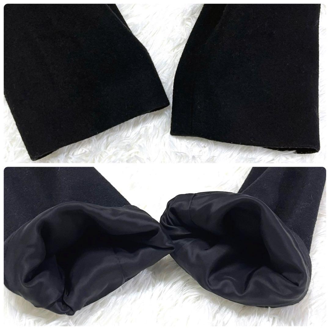 ★極美品★セオリーリュクス フーデットコート LUIGIA W ブラック