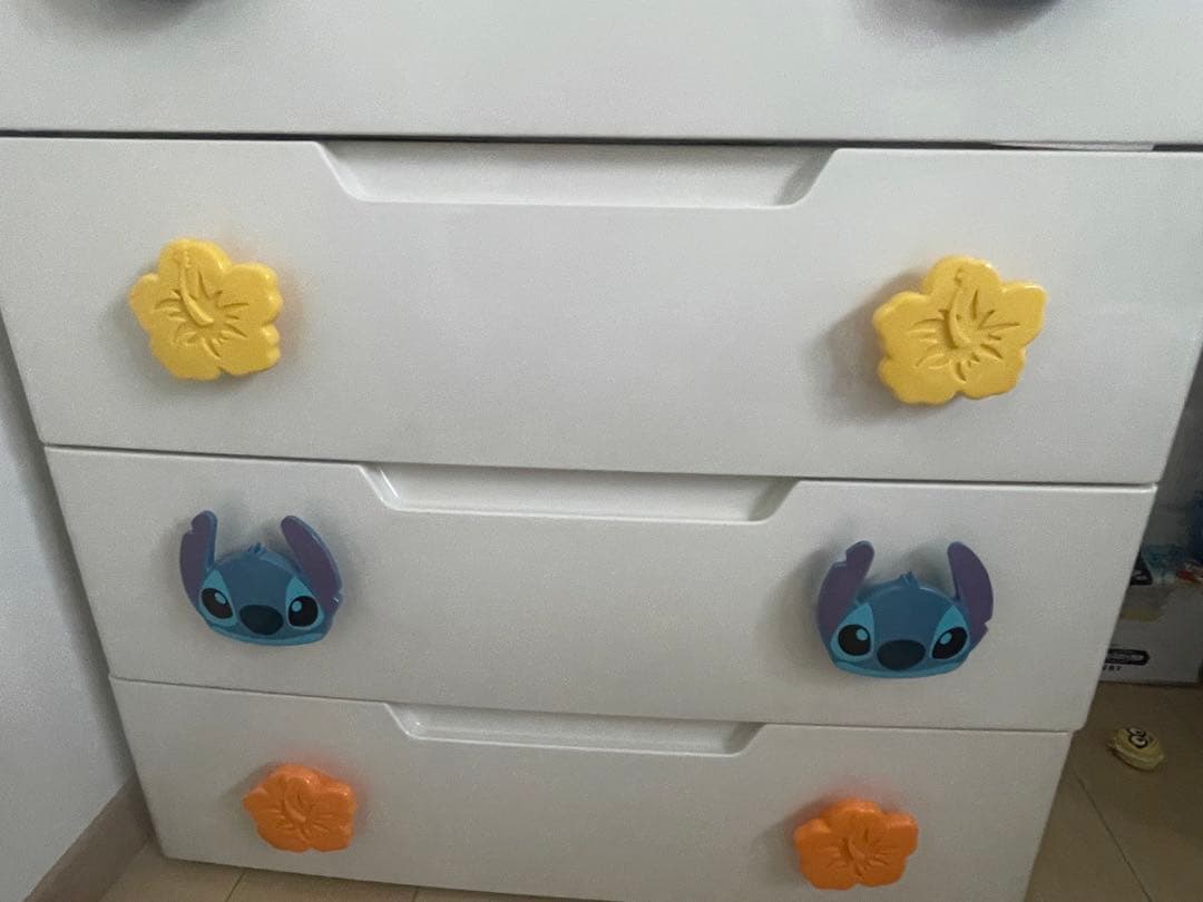 anko　絶版品　スティッチ　5段チェスト