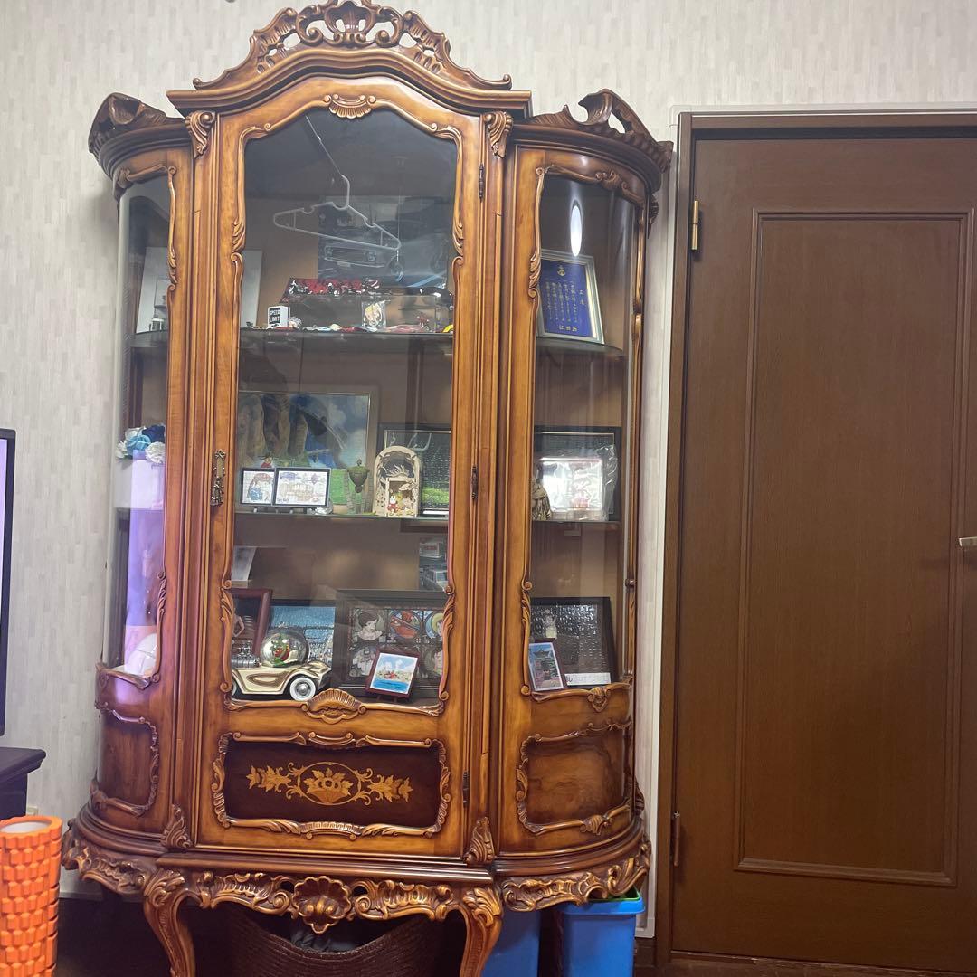 アンティーク飾り棚・引き取り限定