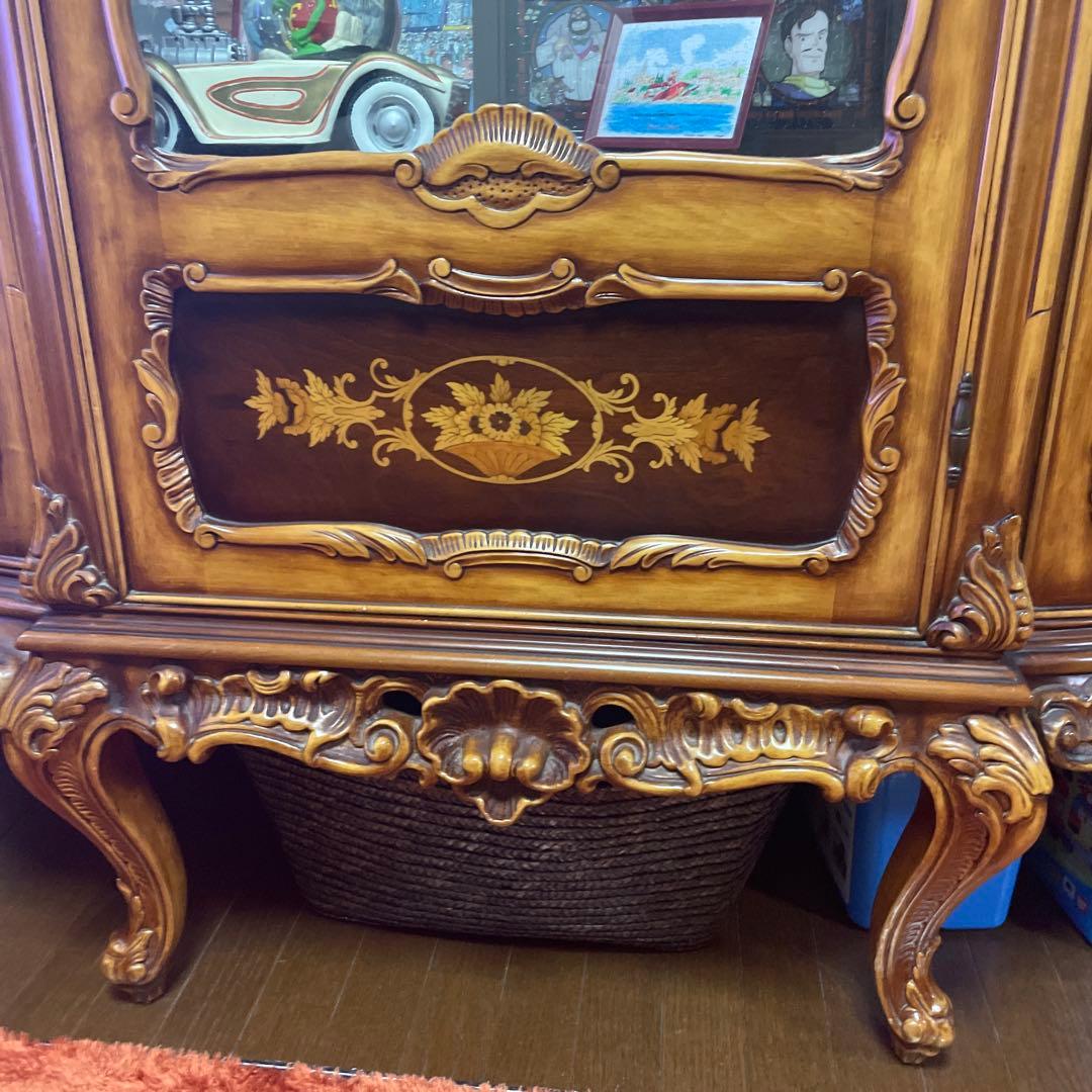 アンティーク飾り棚・引き取り限定