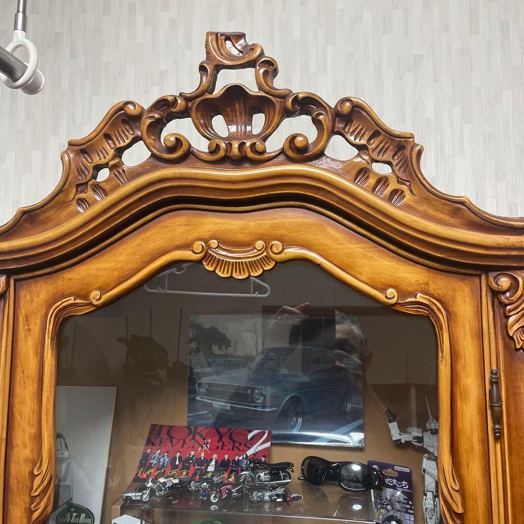 アンティーク飾り棚・引き取り限定