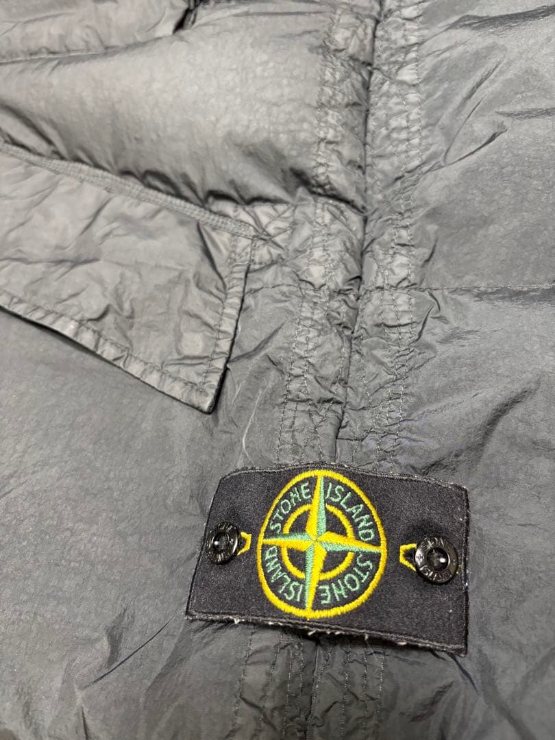 Mサイズ STONE  ダウンベスト ブラック