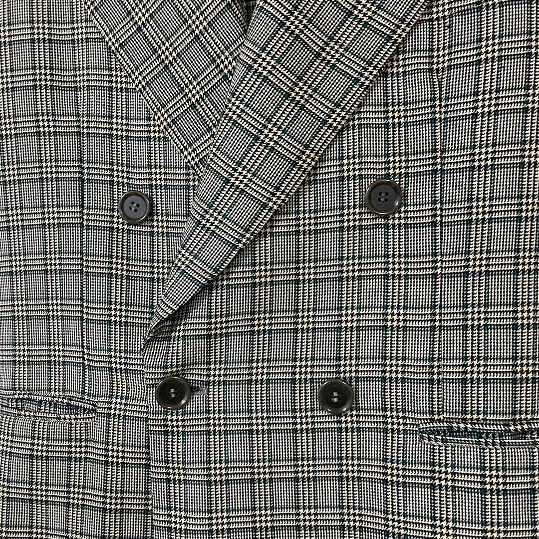 キクチタケオ　スーツ　チェック柄　セットアップ