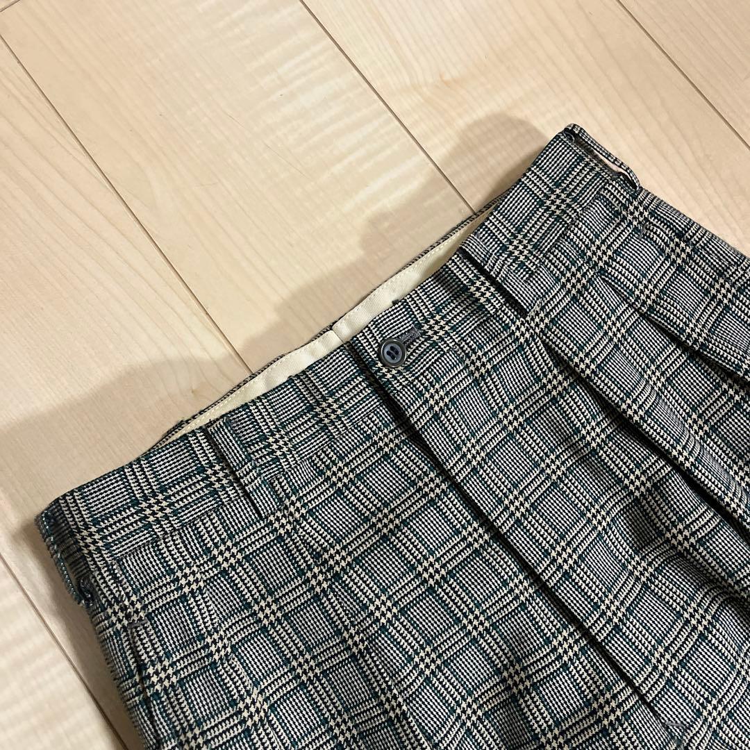 キクチタケオ　スーツ　チェック柄　セットアップ