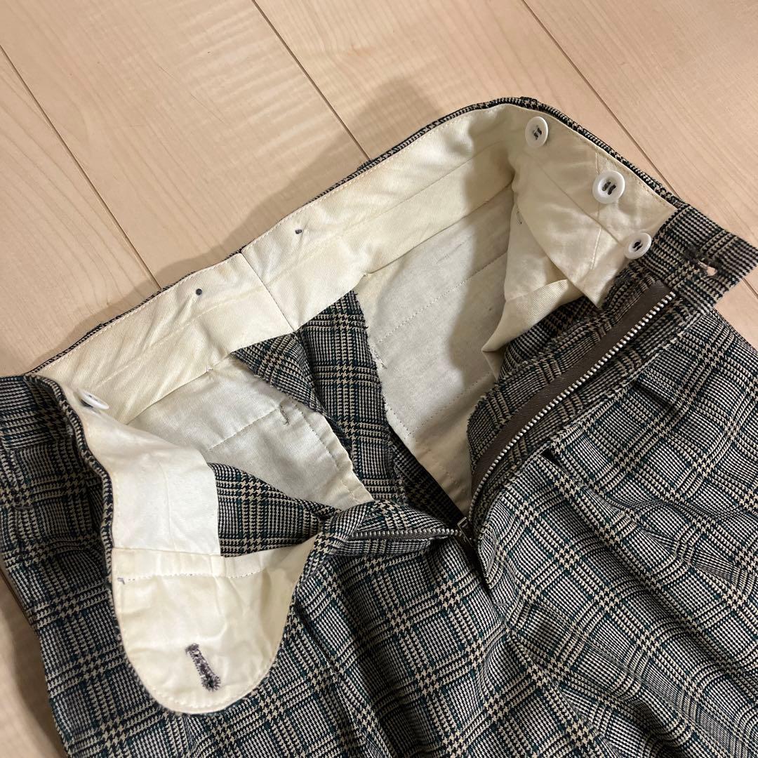 キクチタケオ　スーツ　チェック柄　セットアップ