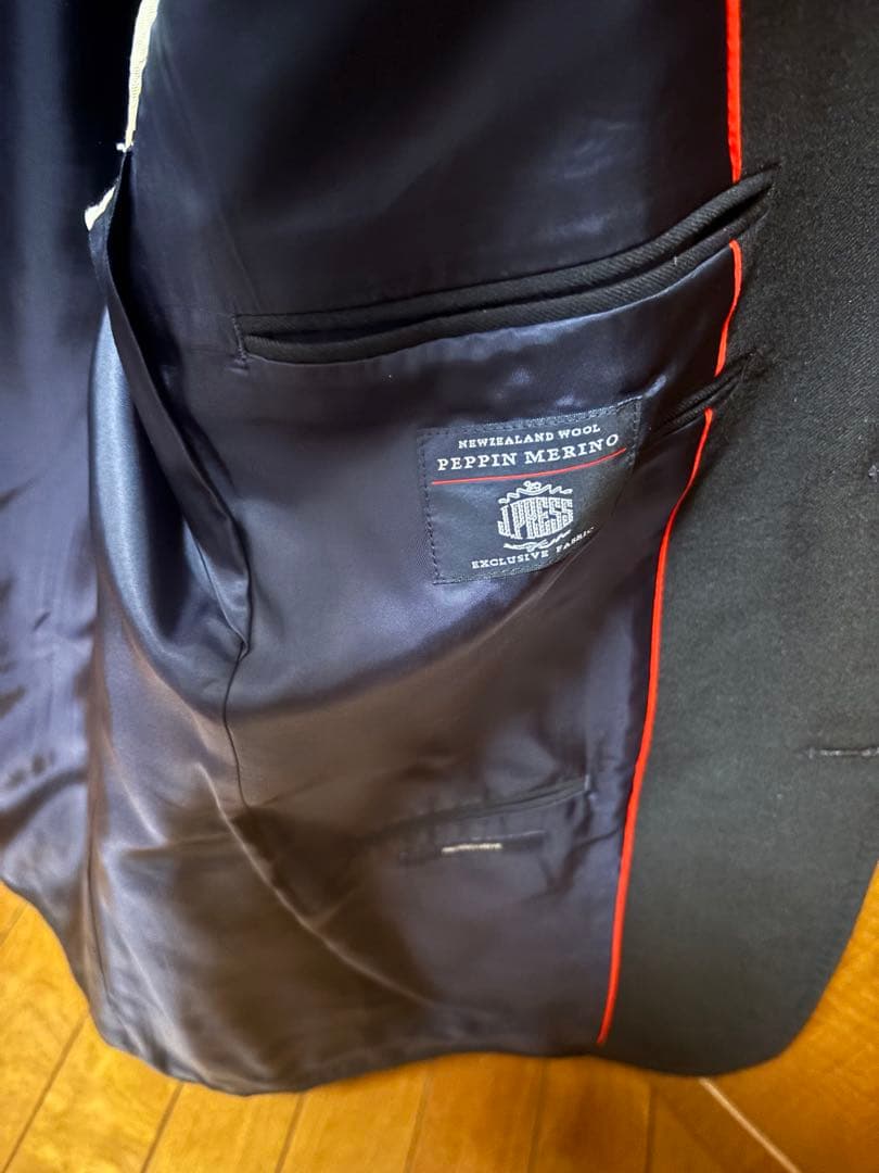 ジェイプレス 紺ブレ AB7 ゆったり　希少な総裏