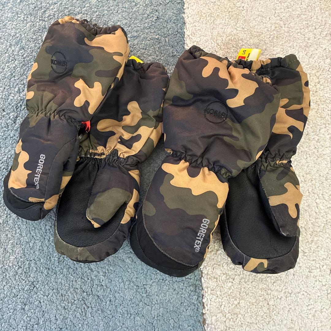 DESCENTEキッズ スキーウェア120 GORE-TEXグローブ2つ付き