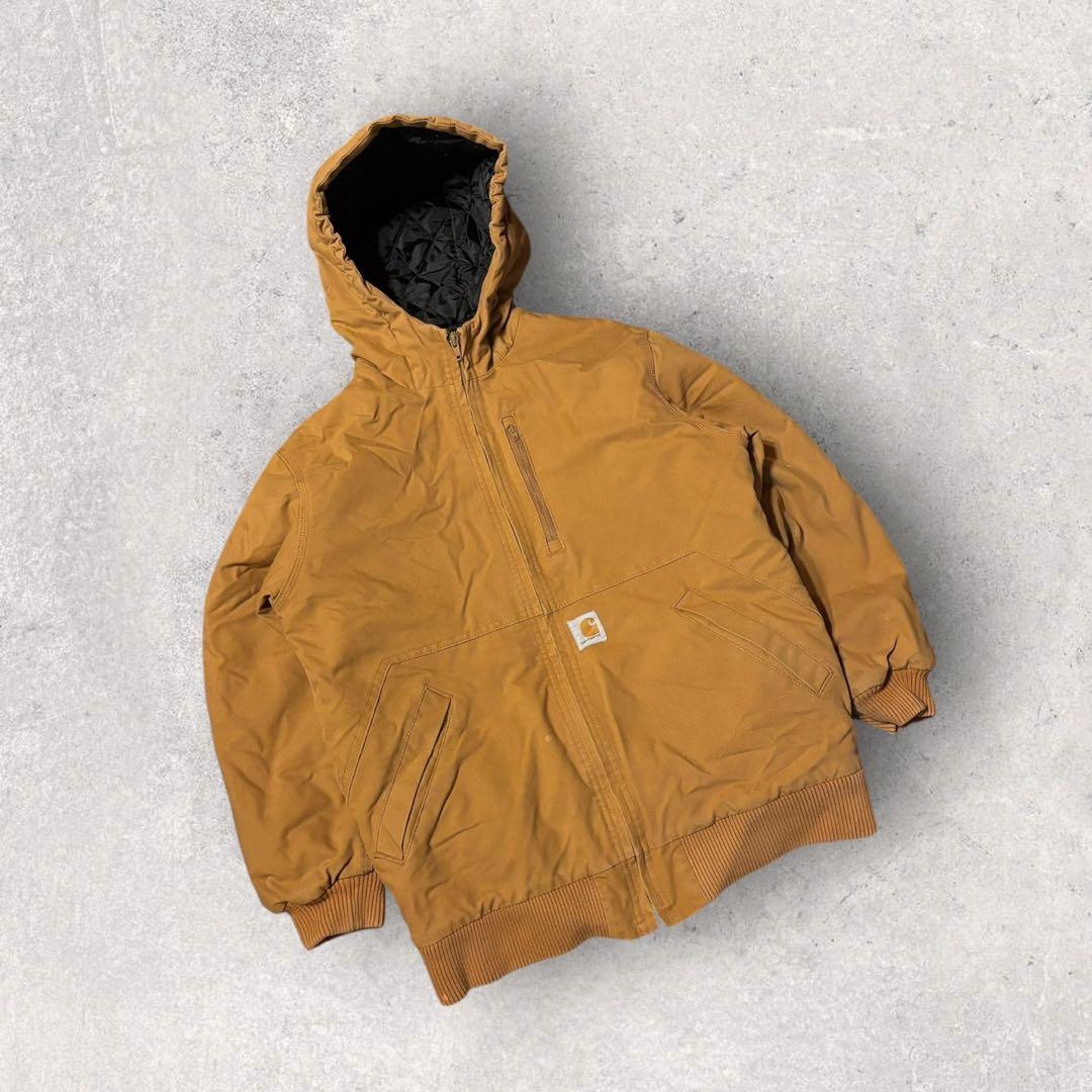 【カーハート】アクティブジャケット　レディースS ~M相当　キャメル　i