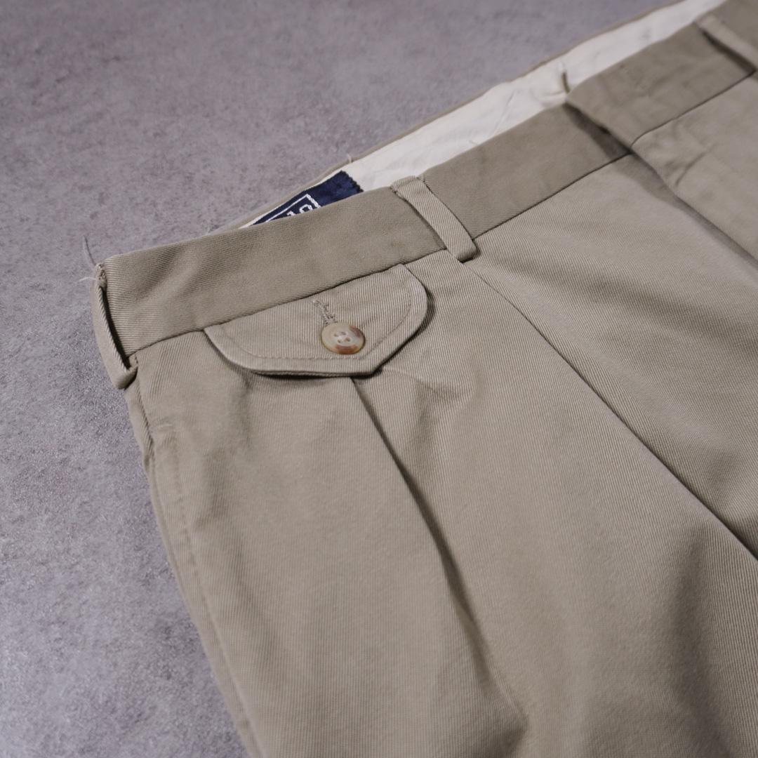 90s USA製 PoloRalphLauren チノパンツ 2タック 古着