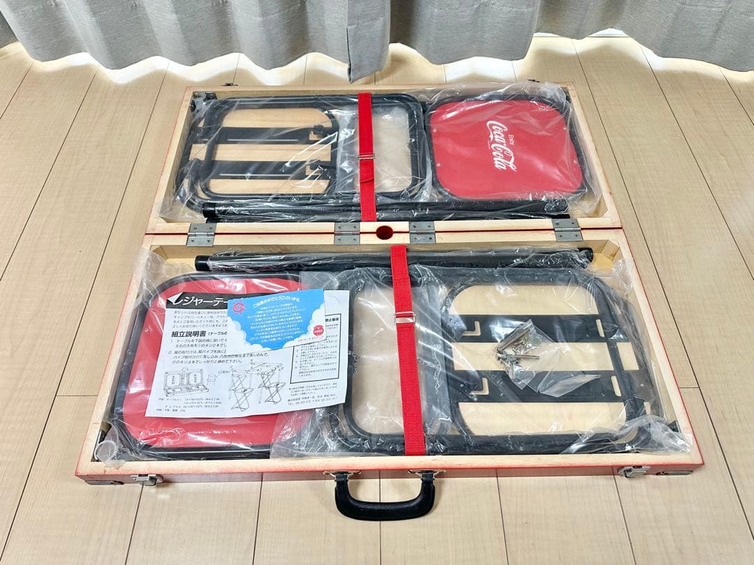 【レア、希少】コカコーラ レジャーテーブルチェア セット 非売品