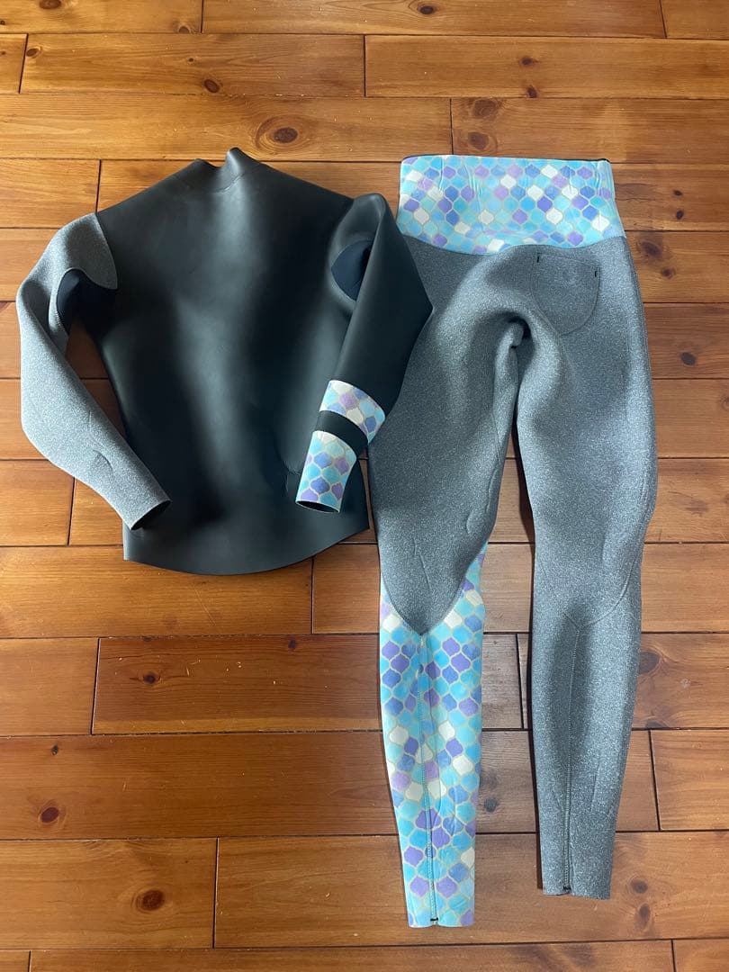 エアタイト ウェットスーツ 上下セット Mサイズ　3×2ミリ