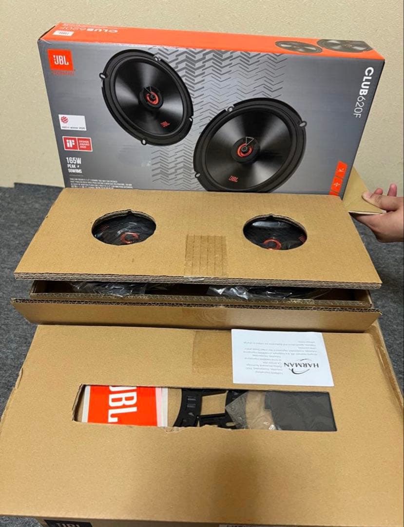 JBL Club 620F スピーカー 160W 6.5インチ　2セット　新品