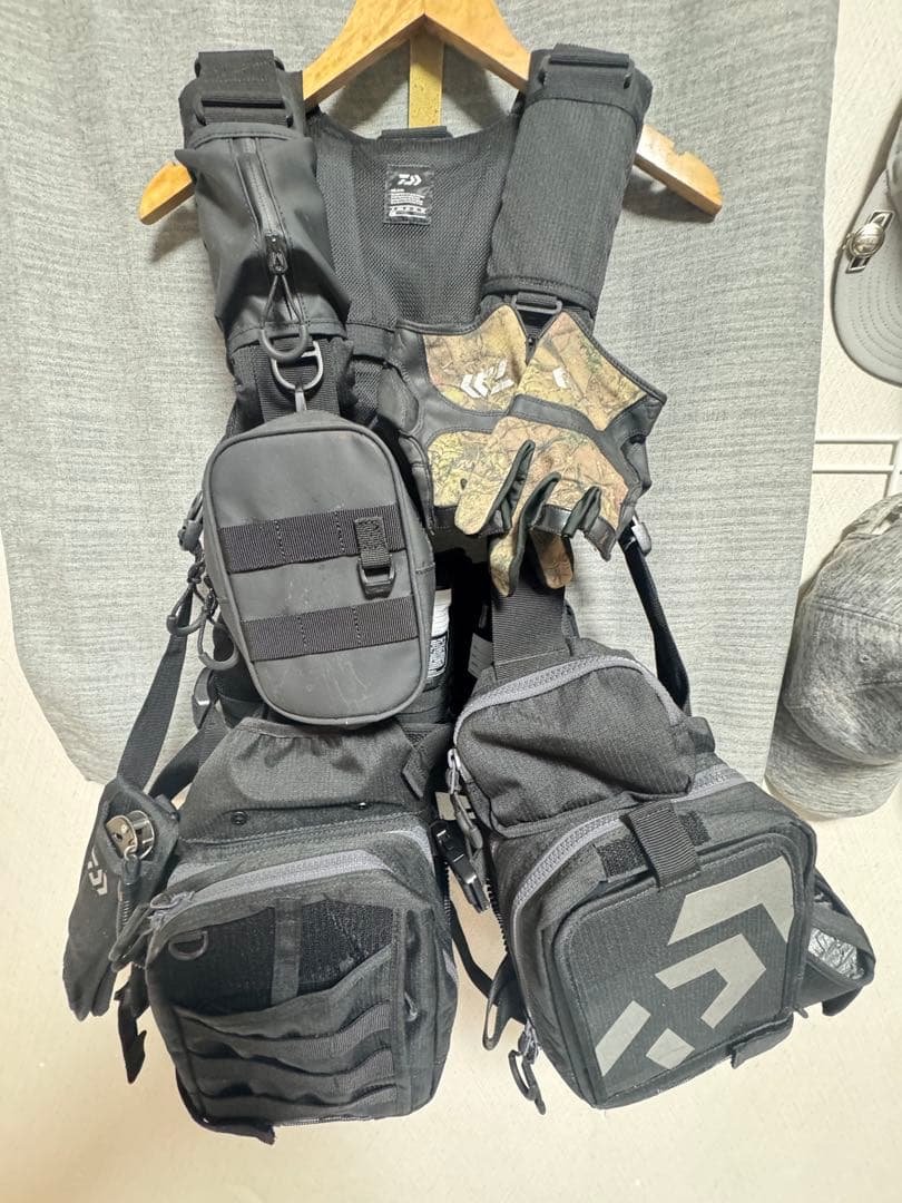 Daiwa フィッシングベスト ブラック