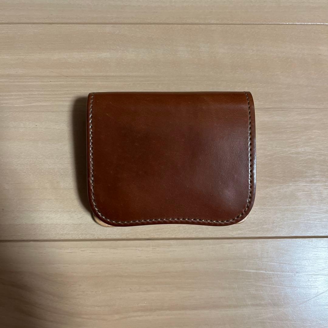 WILDEWANS PALM シェルコードバン＃4×サドルプルアップナチュラル