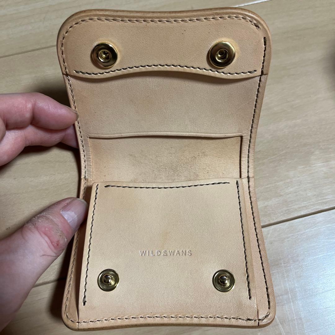 WILDEWANS PALM シェルコードバン＃4×サドルプルアップナチュラル