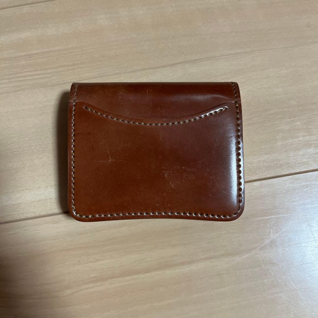 WILDEWANS PALM シェルコードバン＃4×サドルプルアップナチュラル