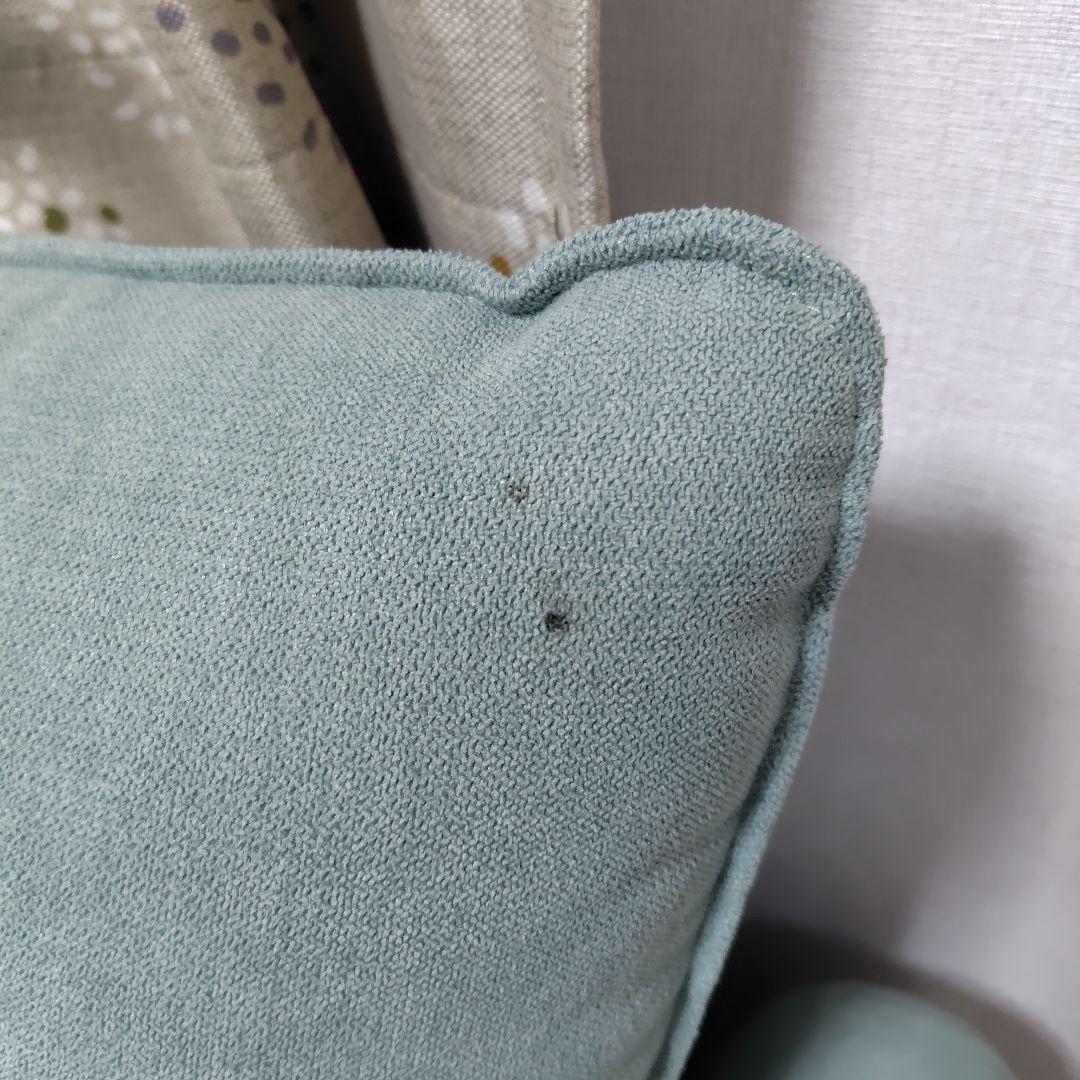 ニトリ　コンパクト2人掛けソファ　グリーン