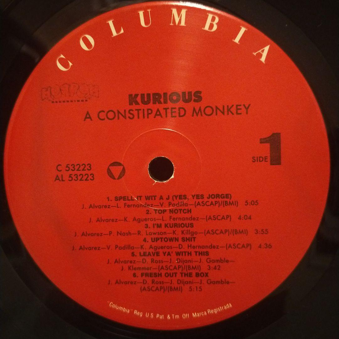 ★USオリジナル盤 KURIOUS A CONSTIPATED MONKEY