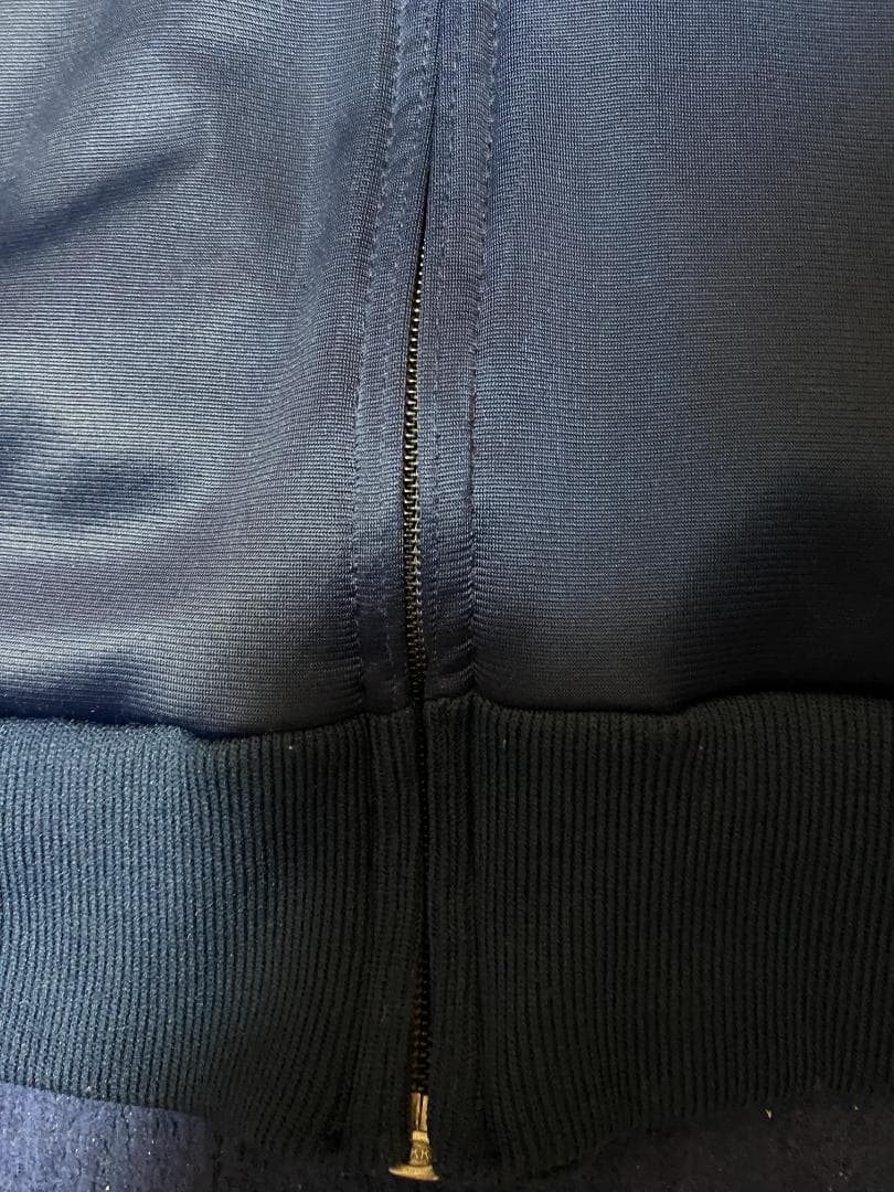 80s USA製 adidas トラックジャケット ATP ネイビー Lサイズ