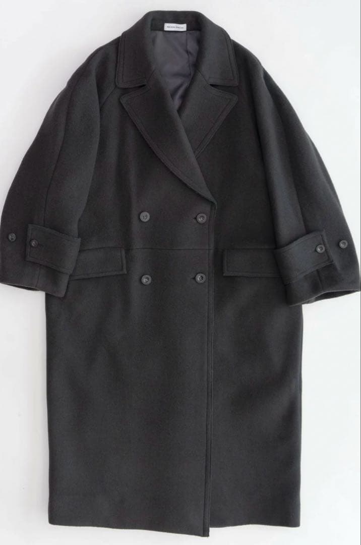 メゾンスペシャル スーパーメルトン140オーバーサイズコート