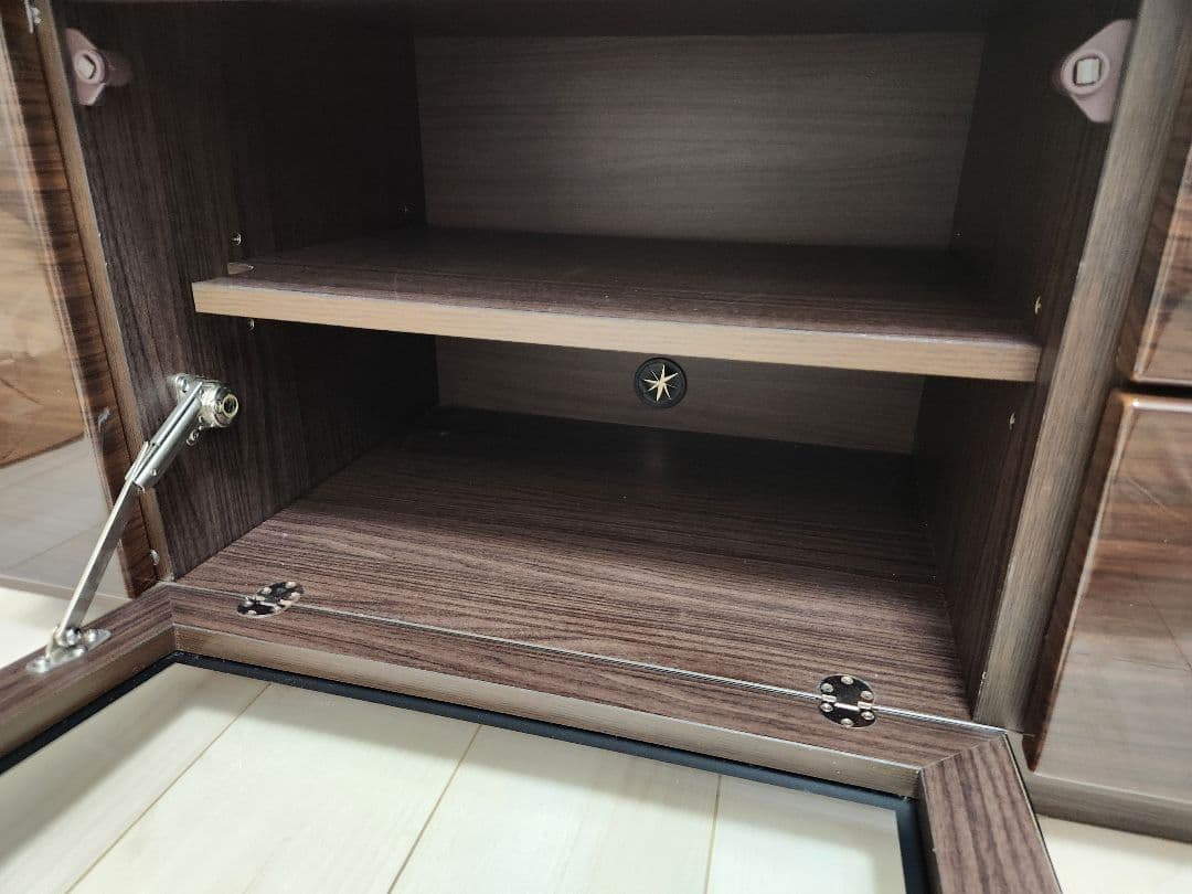 ダークブラウン テレビ台（幅125cm）