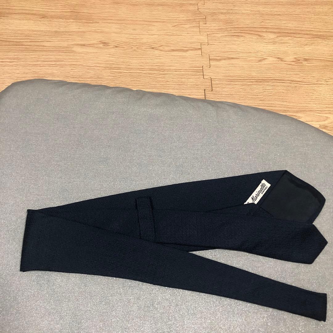 【リクエスト値下未使用E. Marinella 最高級シルクタイ ダークネイビー