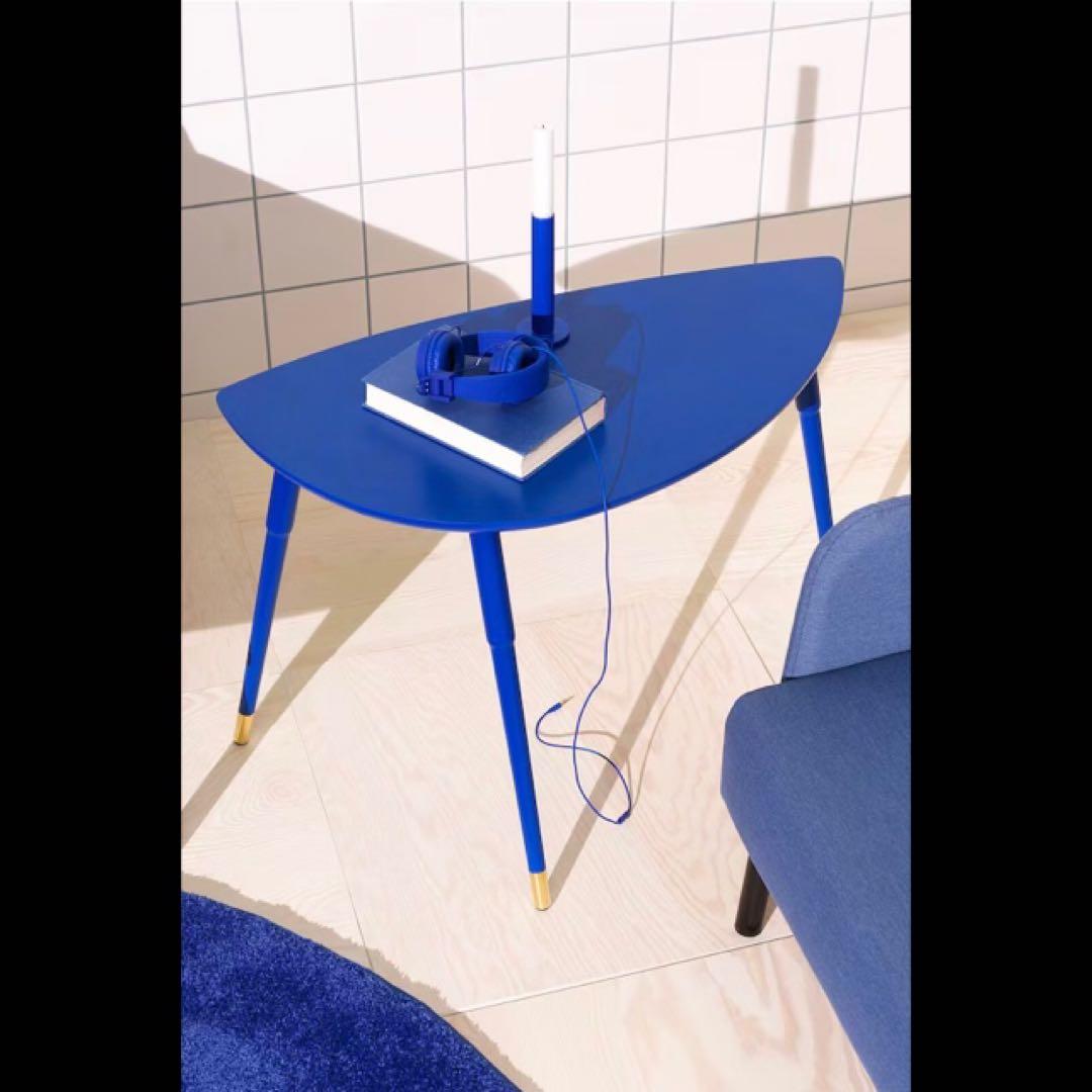 IKEA LÖVBACKEN ローヴバッケン サイドテーブル　廃盤品　ブルー