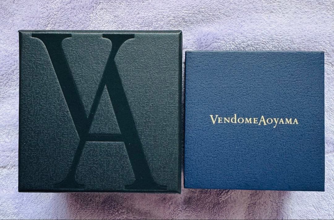 未使用 ヴァンドーム青山 ダイヤモンドキャトルネックレス k18 品質保証カード