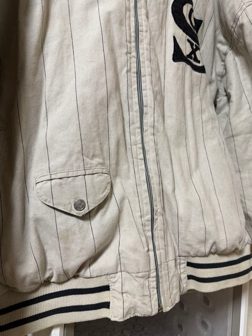 ヴィンテージ　90s Mirage リバーシブル　ホワイトソックス スタジャン